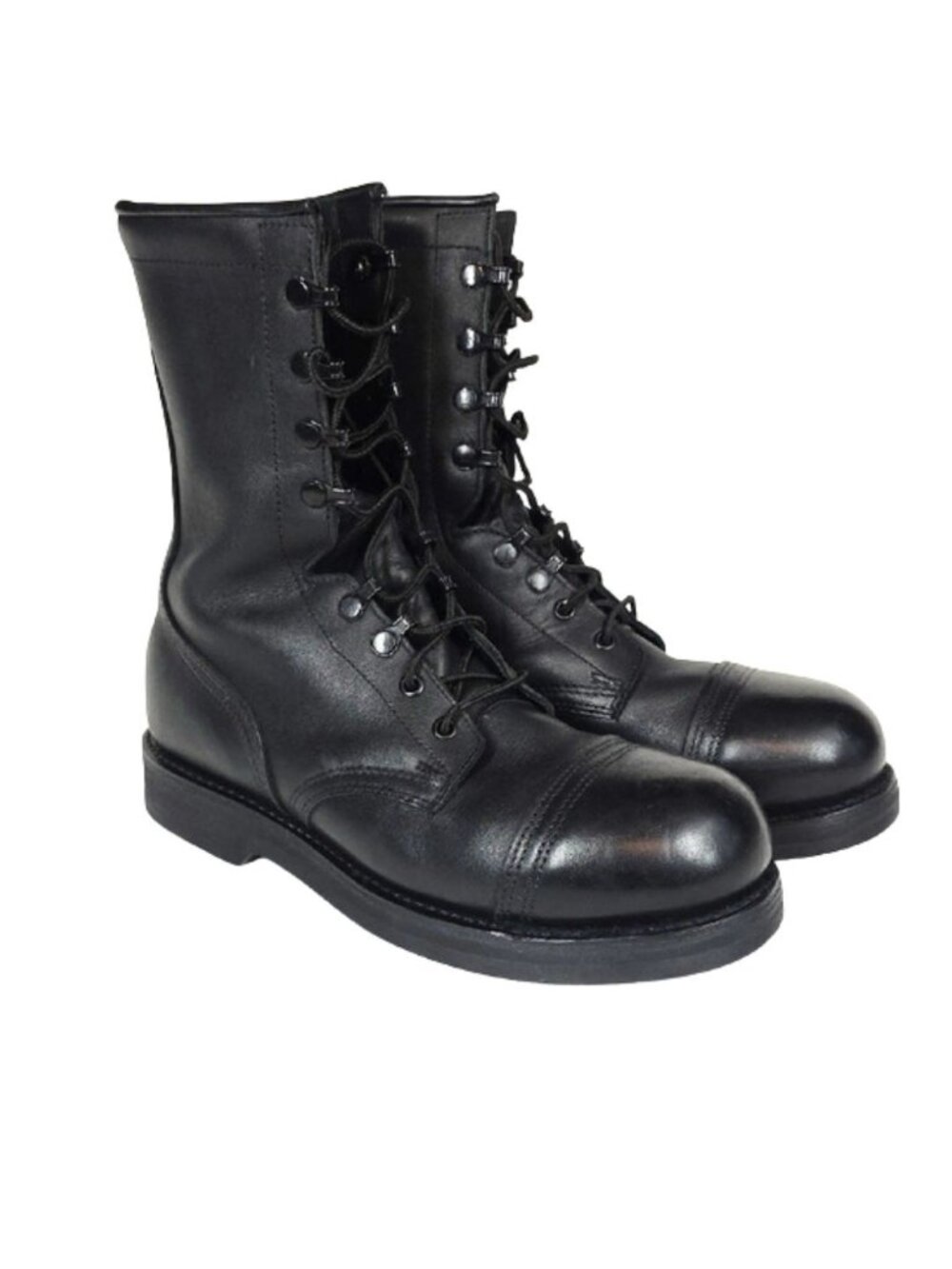 Vtg 90's Addison US Military Steel Toe Combat Work Boot Men's 9 Leather Vibram